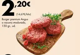 Supermercados Lupa Burger premium Angus o vacuno madurado oferta