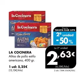 Supermercados Lupa LA COCINERA Alitas de pollo estilo americano oferta