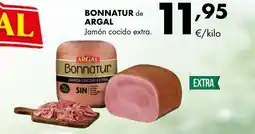 Supermercados Lupa BONNATUR de ARGAL Jamón cocido extra oferta