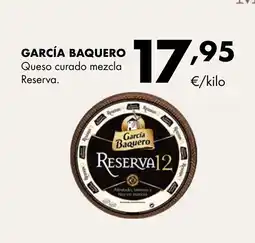 Supermercados Lupa GARCÍA BAQUERO Queso curado mezcla Reserva oferta