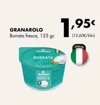 Supermercados Lupa GRANAROLO Burrata fresca oferta