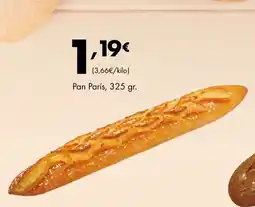 Supermercados Lupa Pan París oferta