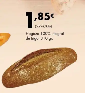Supermercados Lupa Hogaza 100% integral de trigo oferta
