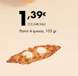 Supermercados Lupa Panini 4 quesos oferta