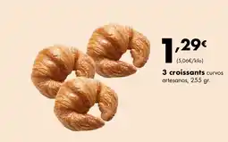 Supermercados Lupa 3 croissants curvos artesanos oferta