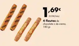 Supermercados Lupa 4 flautas de chocolate o de crema oferta