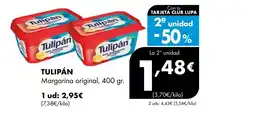 Supermercados Lupa TULIPÁN Margarina original oferta