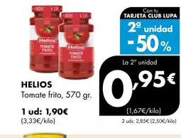 Supermercados Lupa HELIOS Tomate frito oferta