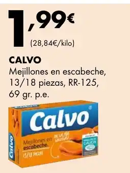 Supermercados Lupa CALVO Mejillones en escabeche oferta