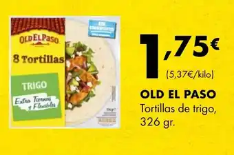 Supermercados Lupa OLD EL PASO Tortillas de trigo oferta