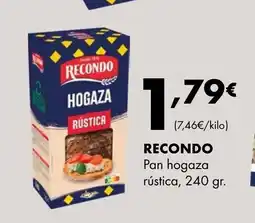 Supermercados Lupa RECONDO Pan hogaza rústica, oferta