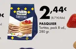 Supermercados Lupa PASQUIER Tortitas oferta