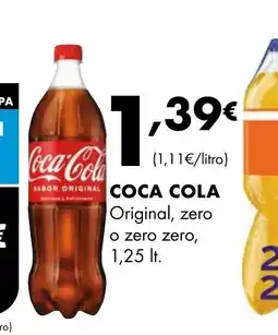 Supermercados Lupa COCA COLA Original, zero o zero zero oferta
