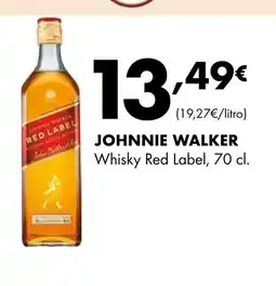 Supermercados Lupa JOHNNIE WALKER Whisky Red Label oferta