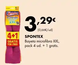 Supermercados Lupa SPONTEX Bayeta microfibra XXL oferta