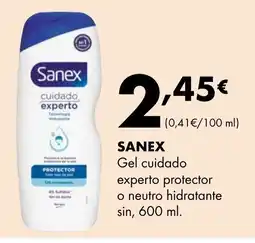 Supermercados Lupa SANEX Gel cuidado experto protector o neutro hidratante sin oferta