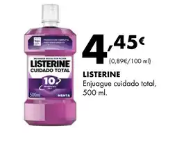Supermercados Lupa LISTERINE Enjuague cuidado total oferta