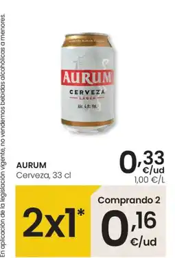 Eroski AURUM Cerveza oferta