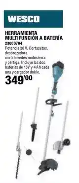Ferrcash Wesco - herramienta multifuncion a batería 23000704 oferta
