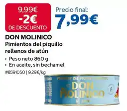 Costco Don molinico - pimientos del piquillo rellenos de atun oferta