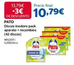 Costco Pato - discos inodoro pack aparato + recambios discos oferta