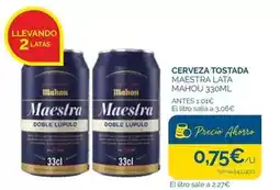 Supermercados La Despensa Mahou - cerveza tostada oferta