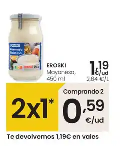 Eroski EROSKI Mayonesa oferta