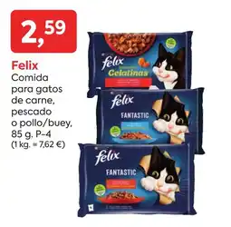 Suma Supermercados FELIX Comida para gatos de carne, pescado o pollo/buey, oferta