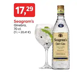 Suma Supermercados SEAGRAM'S Ginebral. oferta