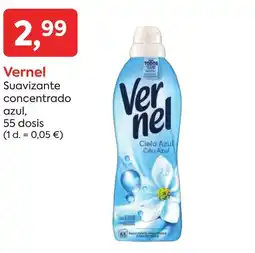 Suma Supermercados VERNEL Suavizante concentrado azul oferta