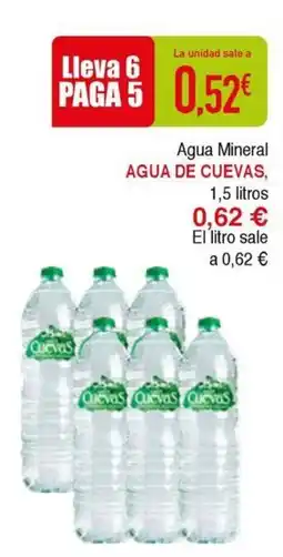 Masymas AGUA DE CUEVAS Agua Mineral oferta