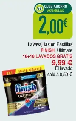 Masymas FINISH Lavavajillas en Pastillas Ultimate oferta