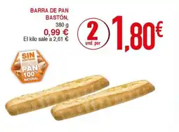 Masymas Barra de pan bastón oferta