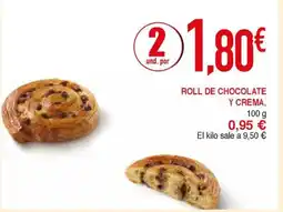 Masymas Roll de chocolate y crema oferta