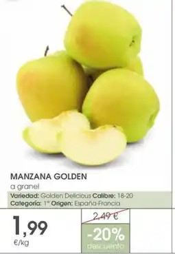 Supermercados Plaza Manzana golden oferta