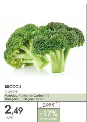 Supermercados Plaza Brócoli oferta