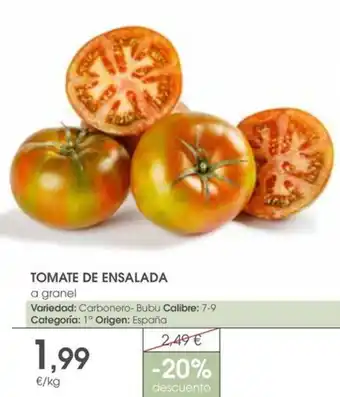 Supermercados Plaza Tomate de ensalada oferta
