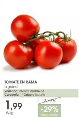 Supermercados Plaza Tomate en rama oferta