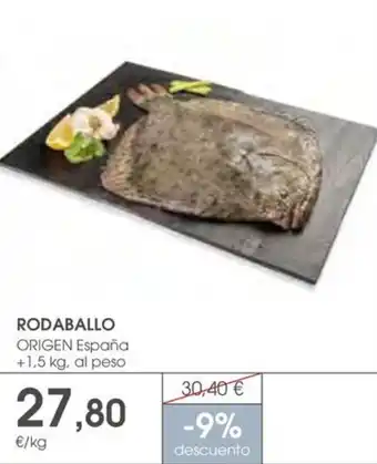 Supermercados Plaza Rodaballo oferta