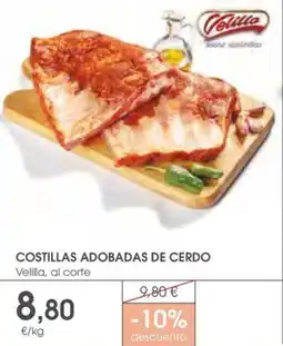 Supermercados Plaza Costillas adobadas de cerdo oferta