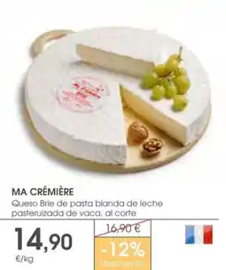 Supermercados Plaza MA CREMIÈRE Queso Brie de pasta blanda de leche pasteruizada de vaca oferta