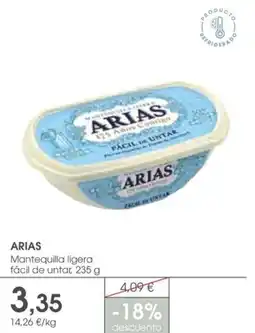 Supermercados Plaza ARIAS Mantequilla ligera fácil de untar oferta
