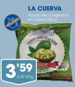 Supermercados Plaza LA CUERVA Aguacate congelado en dados oferta