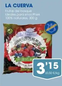 Supermercados Plaza LA CUERVA Frutas del bosque ideales para smoothies 100% naturales oferta