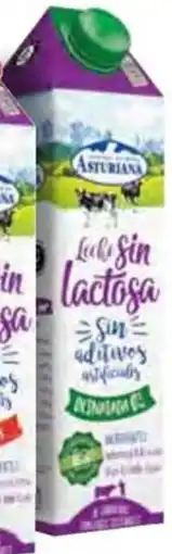 Supermercados Plaza ASTURIANA Leche desnatada sin lactosa 100% ingredientes naturales oferta