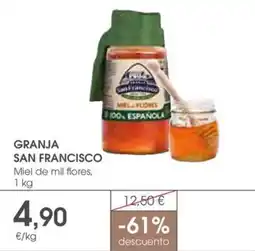 Supermercados Plaza GRANJA SAN FRANCISCO Miel de mil flores oferta