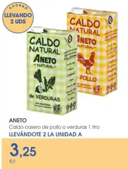 Supermercados Plaza ΑΝΕΤΟ Caldo casero de pollo o verduras oferta
