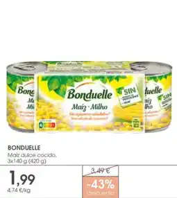 Supermercados Plaza BONDUELLE Maíz dulce cocido oferta