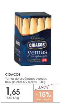 Supermercados Plaza CIDACOS Yemas de espárragos blancos muy gruesos oferta