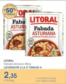 Supermercados Plaza LITORAL Fabada asturiana oferta